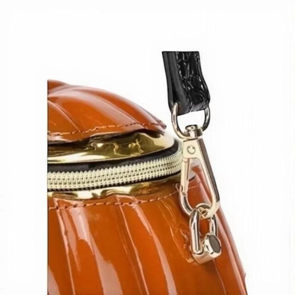 Pumpkin Crossbody Bag - Orange